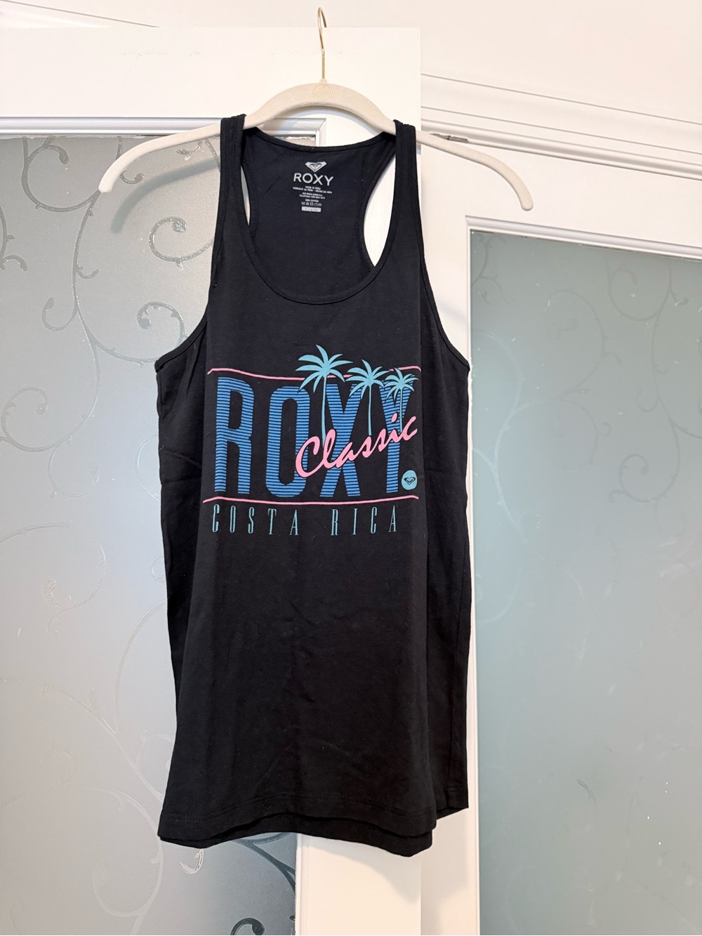 Roxy Black Tank Costa Rica' Graphic